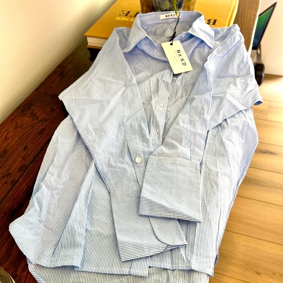 NA-KD Oversize Button Down Shirt - Picture 5 of 7